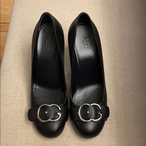 Gucci leather heels